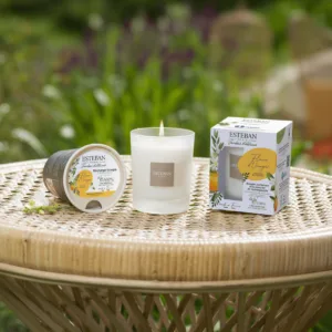Bougie Parfumée Fleurs d'Oranger Esteban - Client e-commerce BM Services