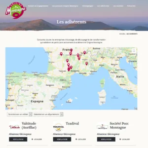 Carte Adhérents Origine Montagne