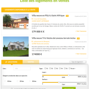 Liste logements SMC Habitat