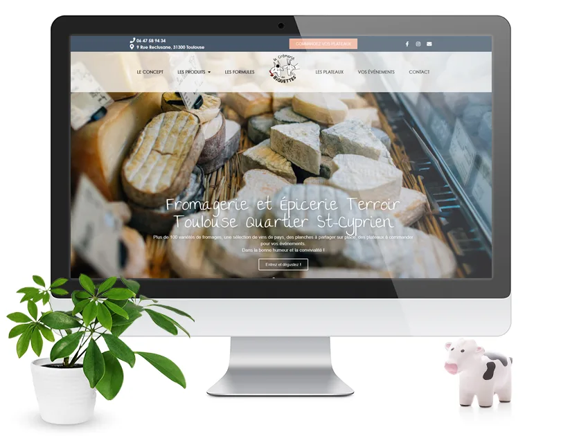 Site Crémerie des Biquettes