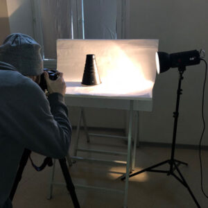 Prise de photo packshot