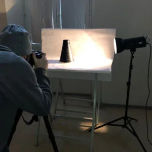 Prise de photo packshot