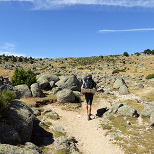 Illustration sentier randonnée montagne - Les Hauts du Cheylard chambre d'hôtes et tables d'hôtes du Gévaudan - Site réalisé sous WordPress