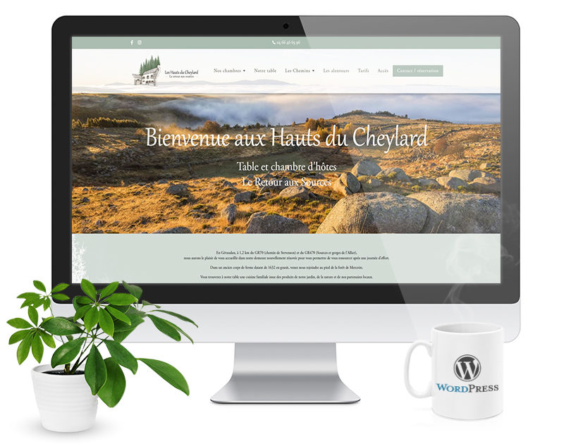 Site les Hauts du Cheylard