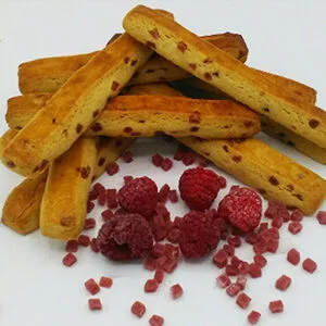 Croquants du Teil framboise - Saveurs du Teil