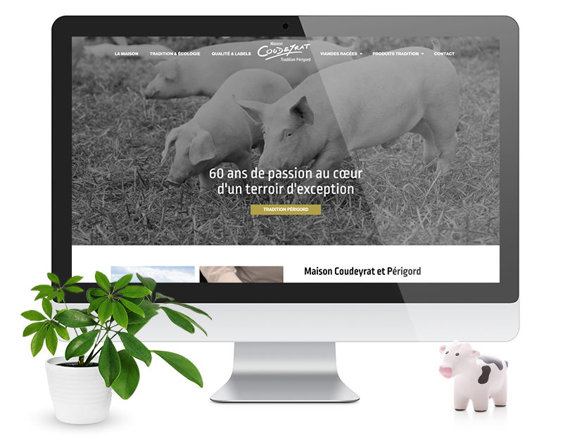 Mockup Site Maison Coudeyrat Tradition Périgord