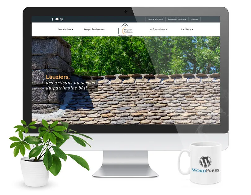 Mockup Site Artisans Lauziers Couvreurs