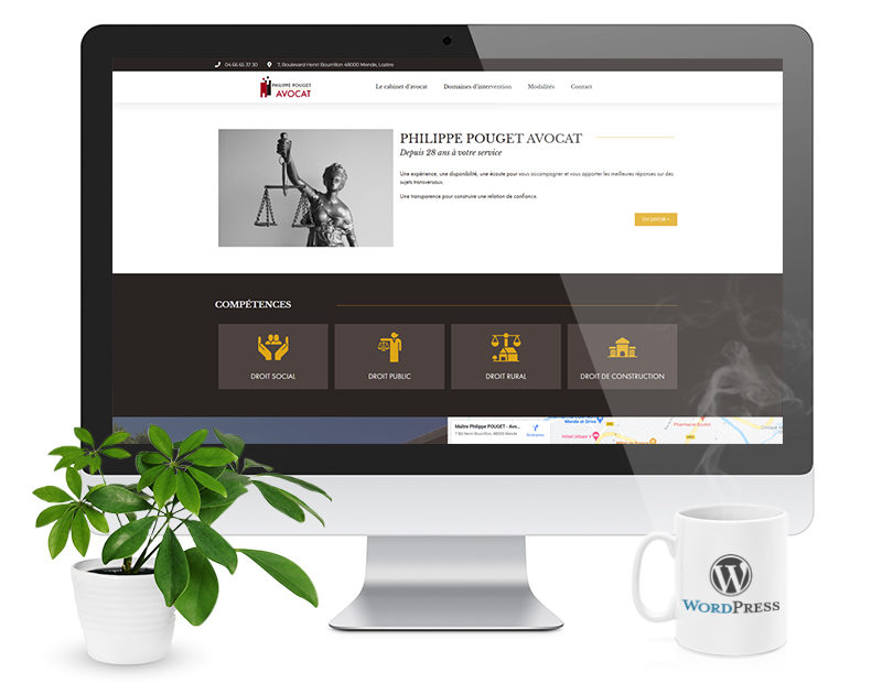 Mockup Site Avocat Philippe Pouget