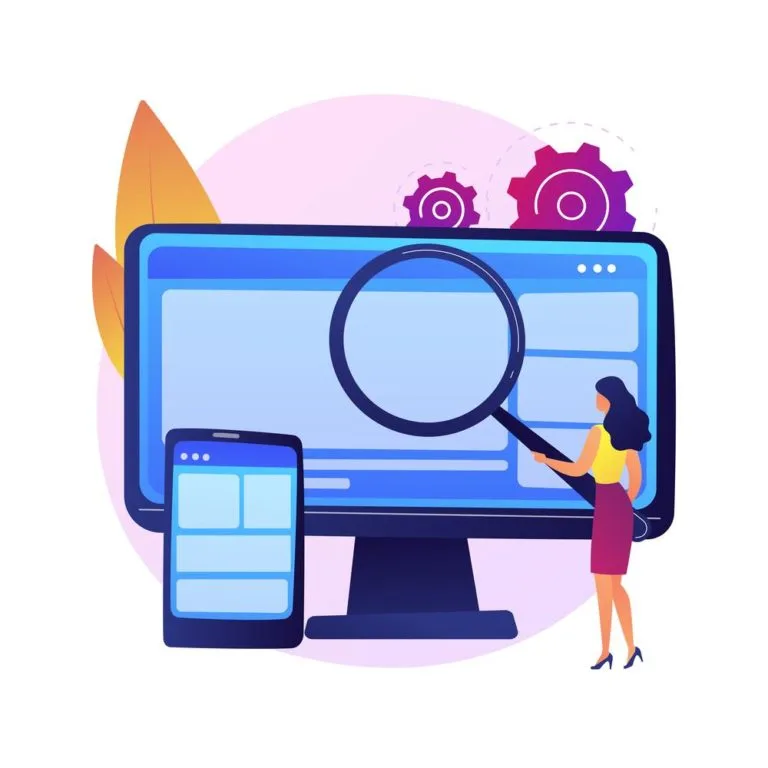 Illustration pour la création de site web par BM Services agence web 360