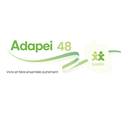 Logo ADAPEI48 : aides à l'hébergement de personnes avec handicap mental