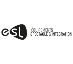 Logo ESL : Européenne de Son et de Lumière - Matériel pour vos salles de spectable