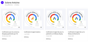 Certification Google-Ads Solene Antoire